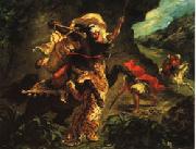 Eugene Delacroix Tiger Hung china oil painting artist
